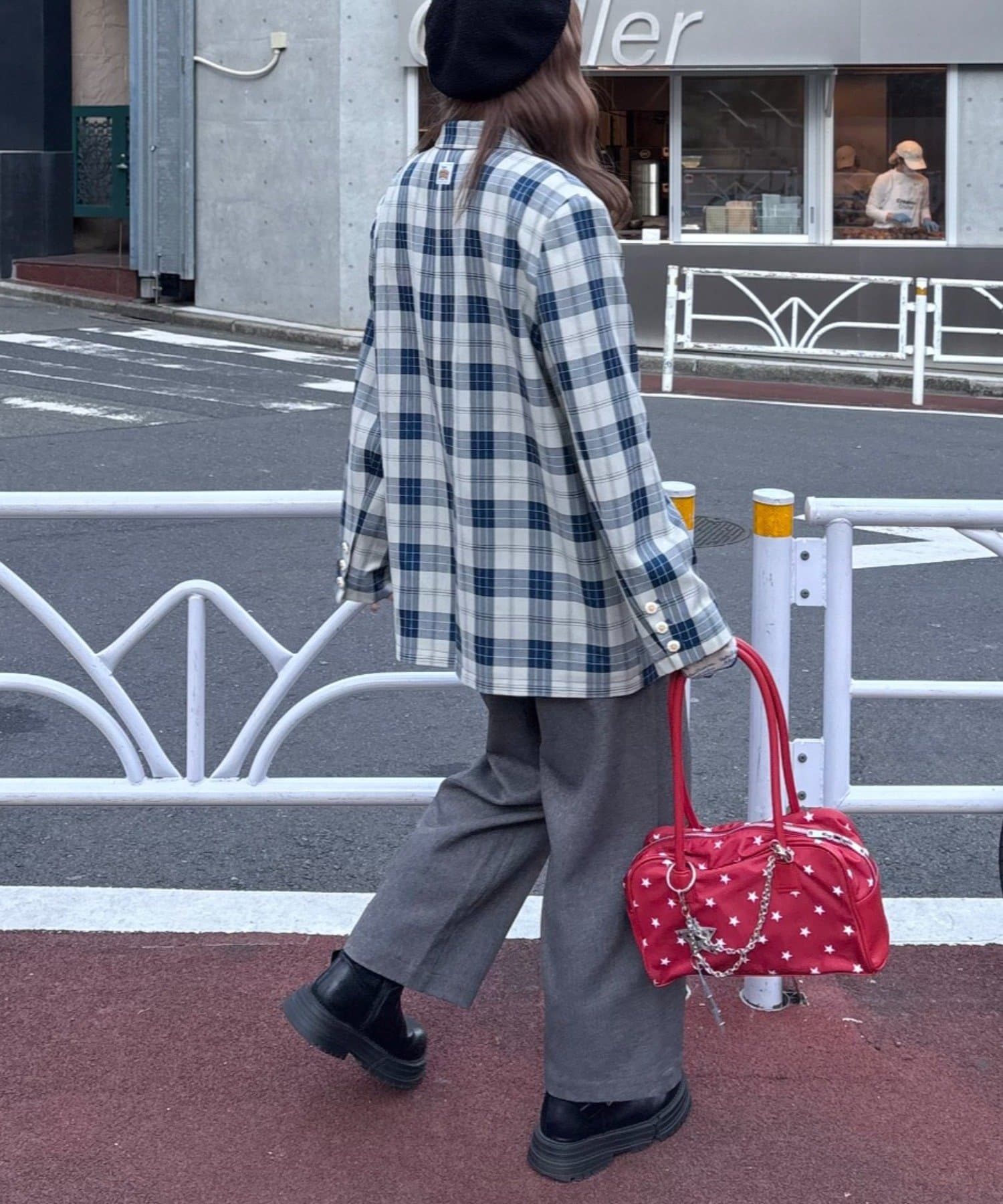 HELLO.SANFRANCISCO 花花紐扣格紋外套 - Image 20