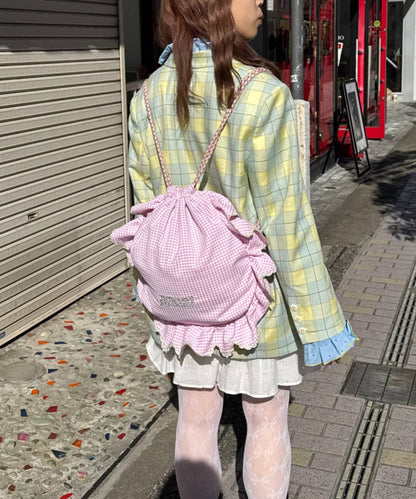 HELLO.SANFRANCISCO 花花紐扣格紋外套 - Image 24