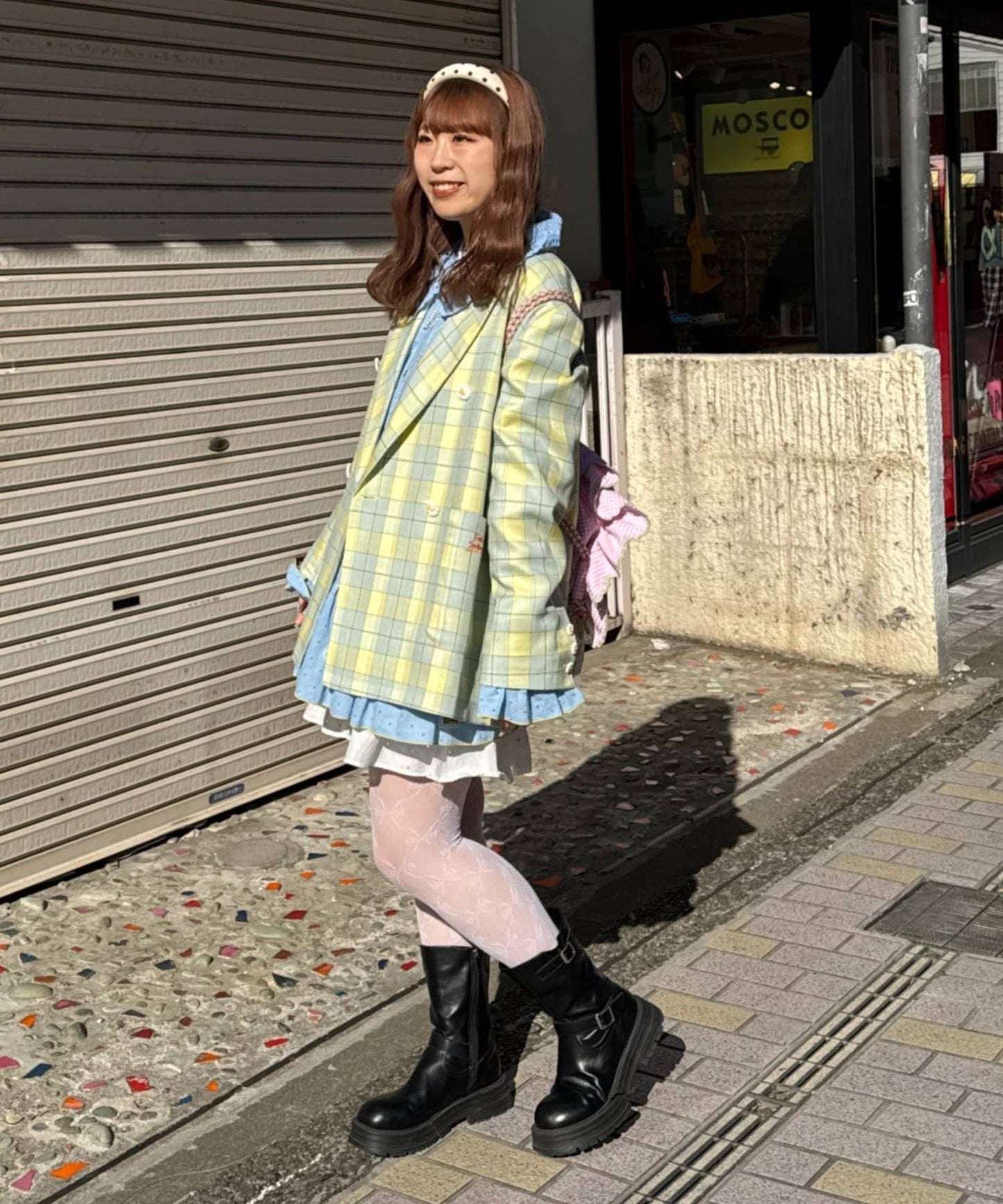 HELLO.SANFRANCISCO 花花紐扣格紋外套 - Image 26