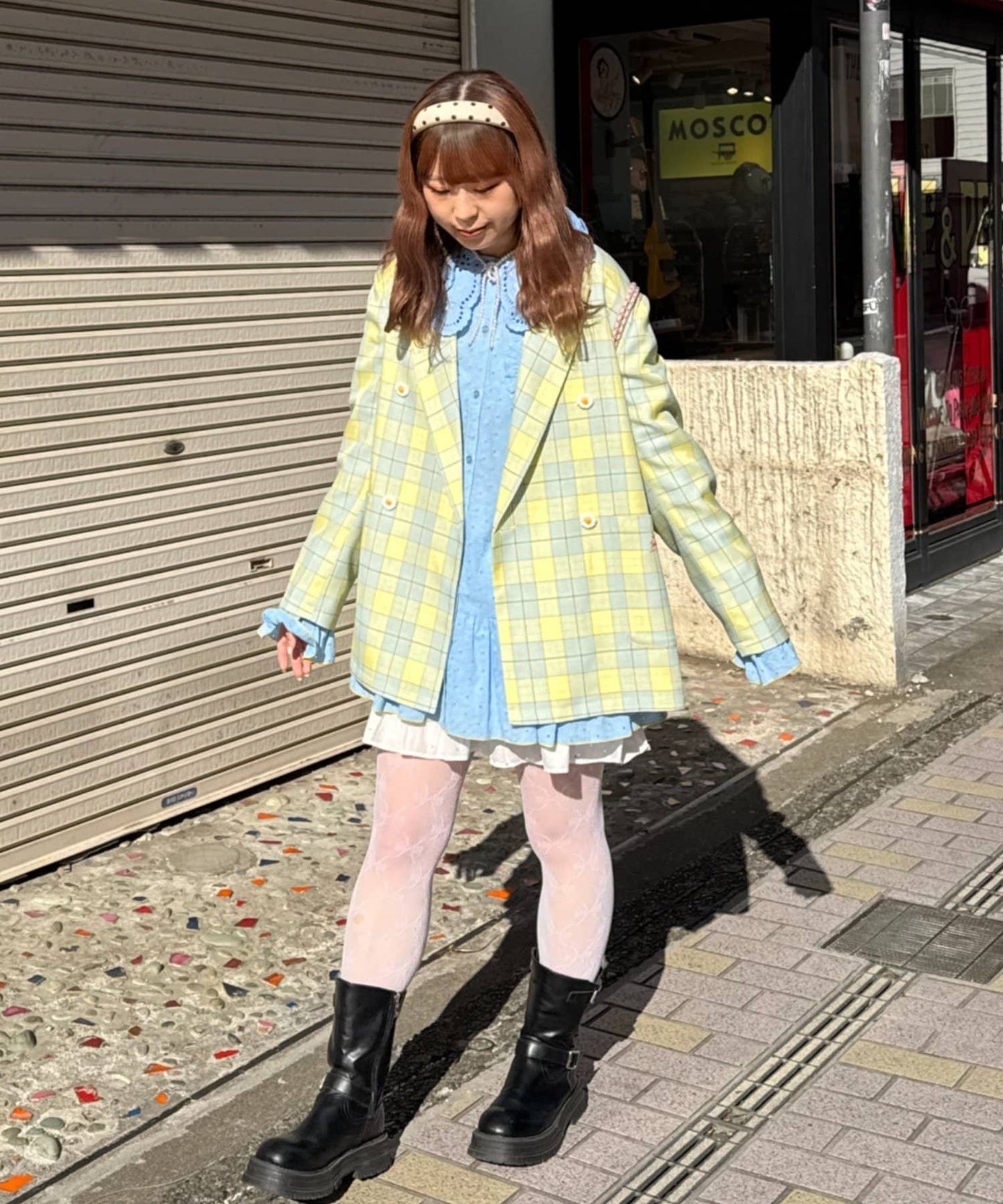 HELLO.SANFRANCISCO 花花紐扣格紋外套 - Image 27