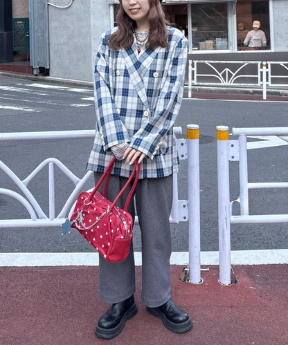 HELLO.SANFRANCISCO 花花紐扣格紋外套 - Image 17