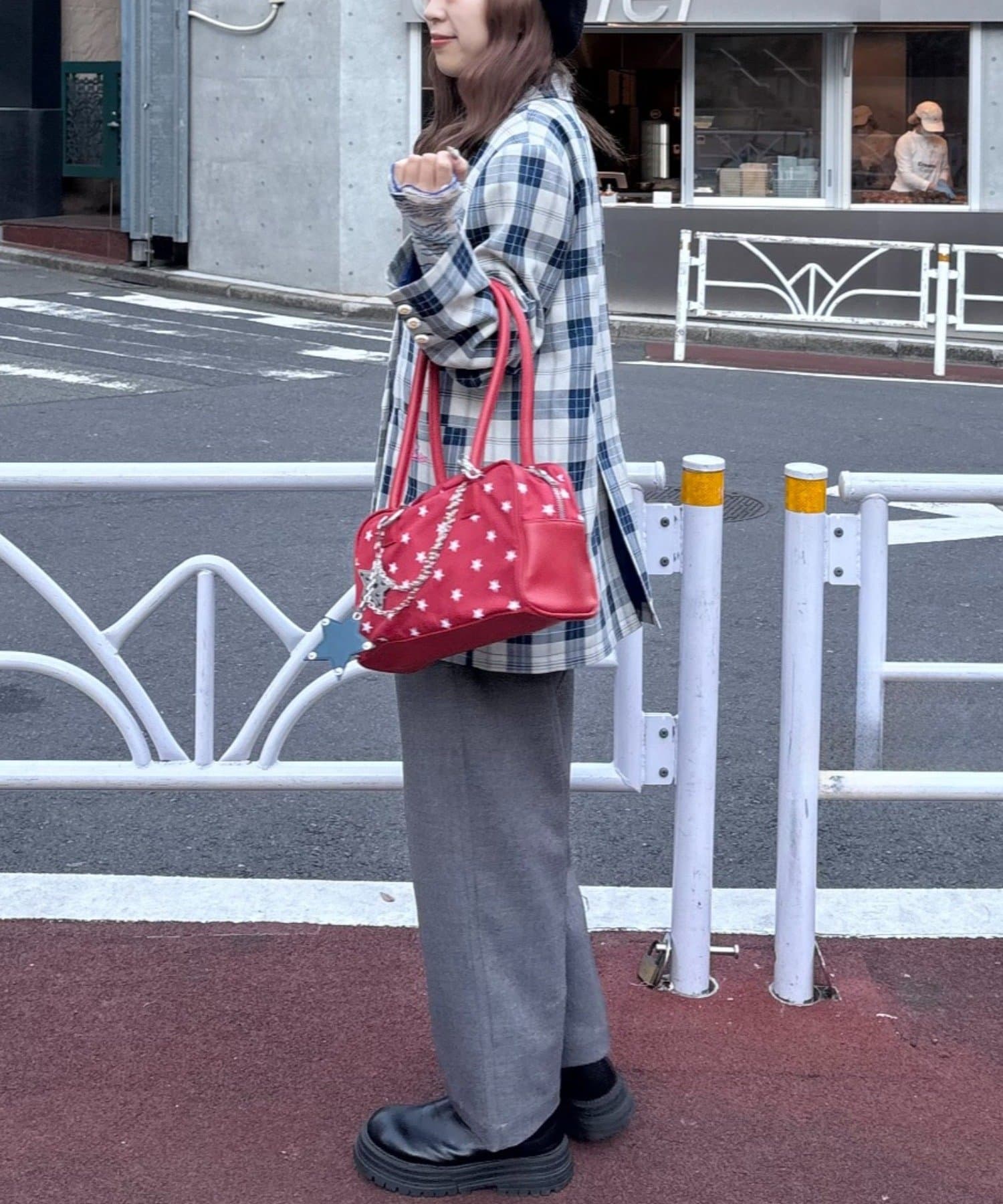 HELLO.SANFRANCISCO 花花紐扣格紋外套 - Image 18