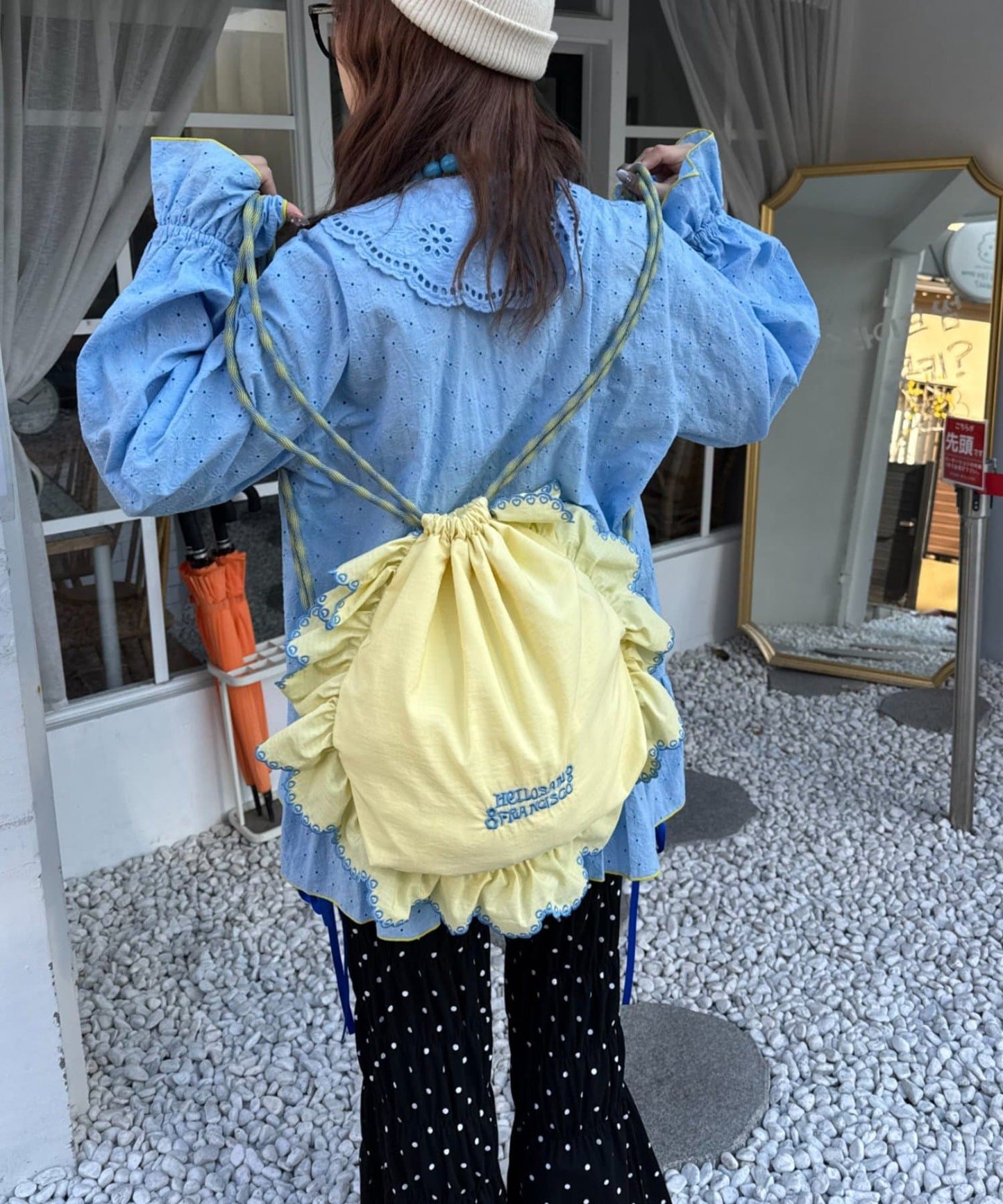 HELLO.SANFRANCISCO Frill lace tunic blouse - Image 20