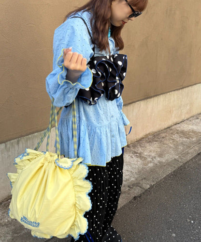 HELLO.SANFRANCISCO Frill lace tunic blouse - Image 22