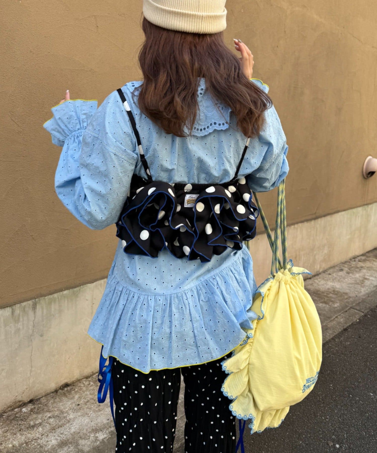 HELLO.SANFRANCISCO Frill lace tunic blouse - Image 24