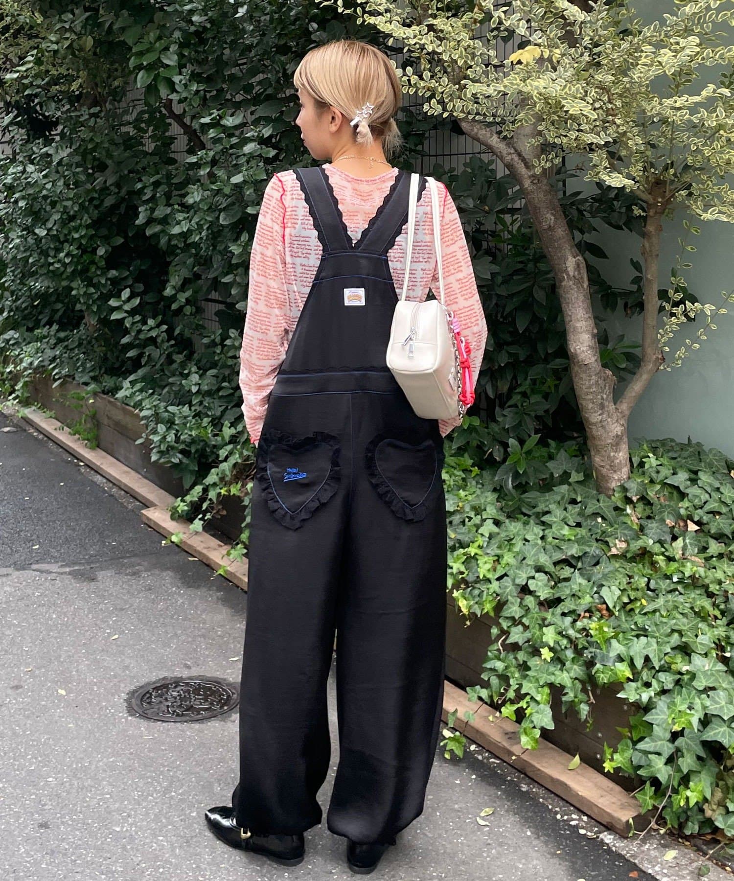 HELLO.SANFRANCISCO Lace緞面連身褲 - Image 18