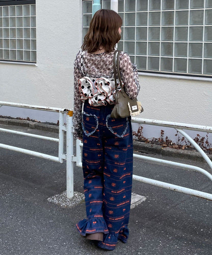 波點荷葉邊bustier - Image 8