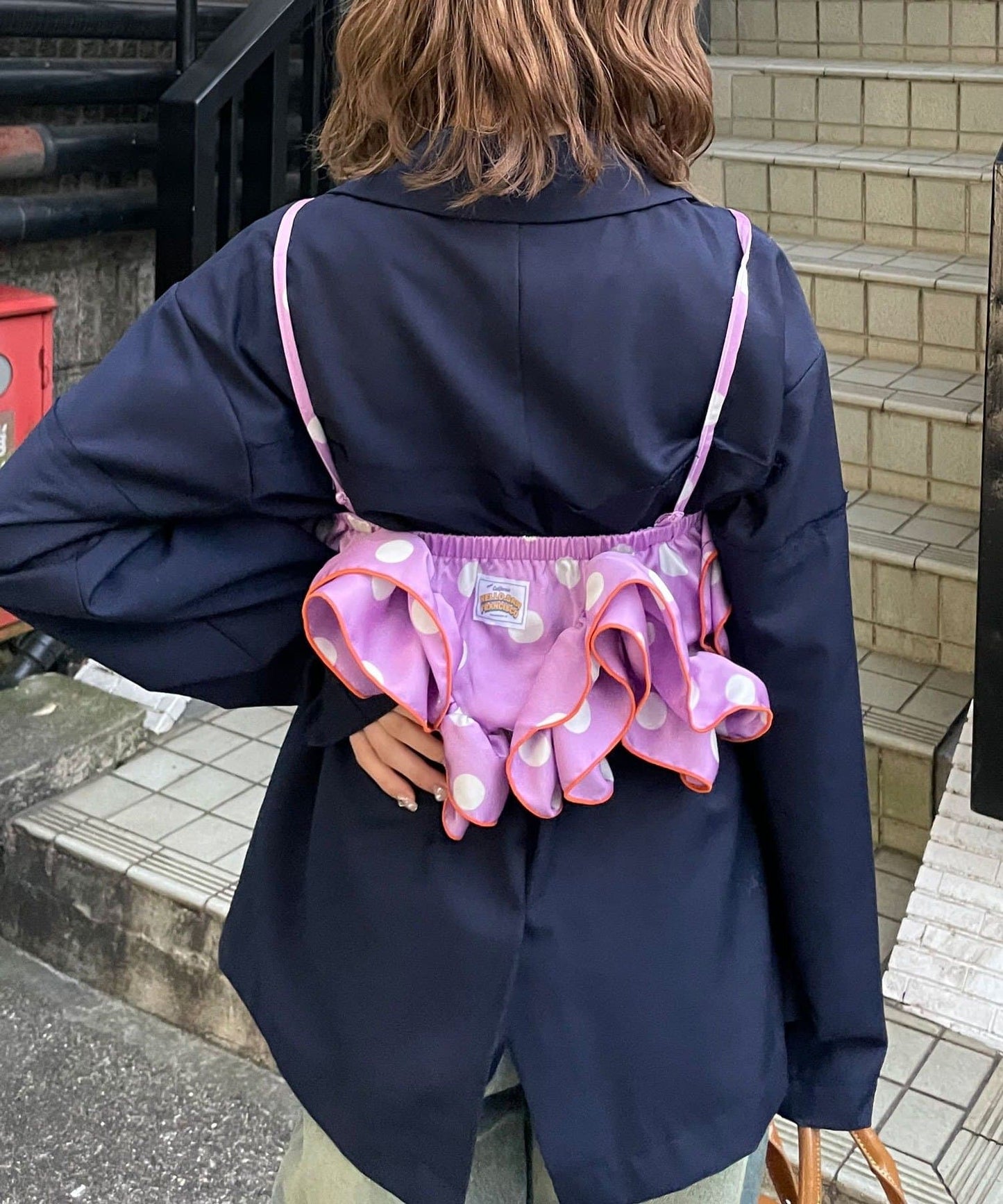 波點荷葉邊bustier - Image 11