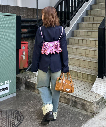 波點荷葉邊bustier - Image 14