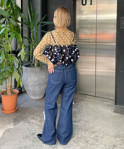 波點荷葉邊bustier - Image 21