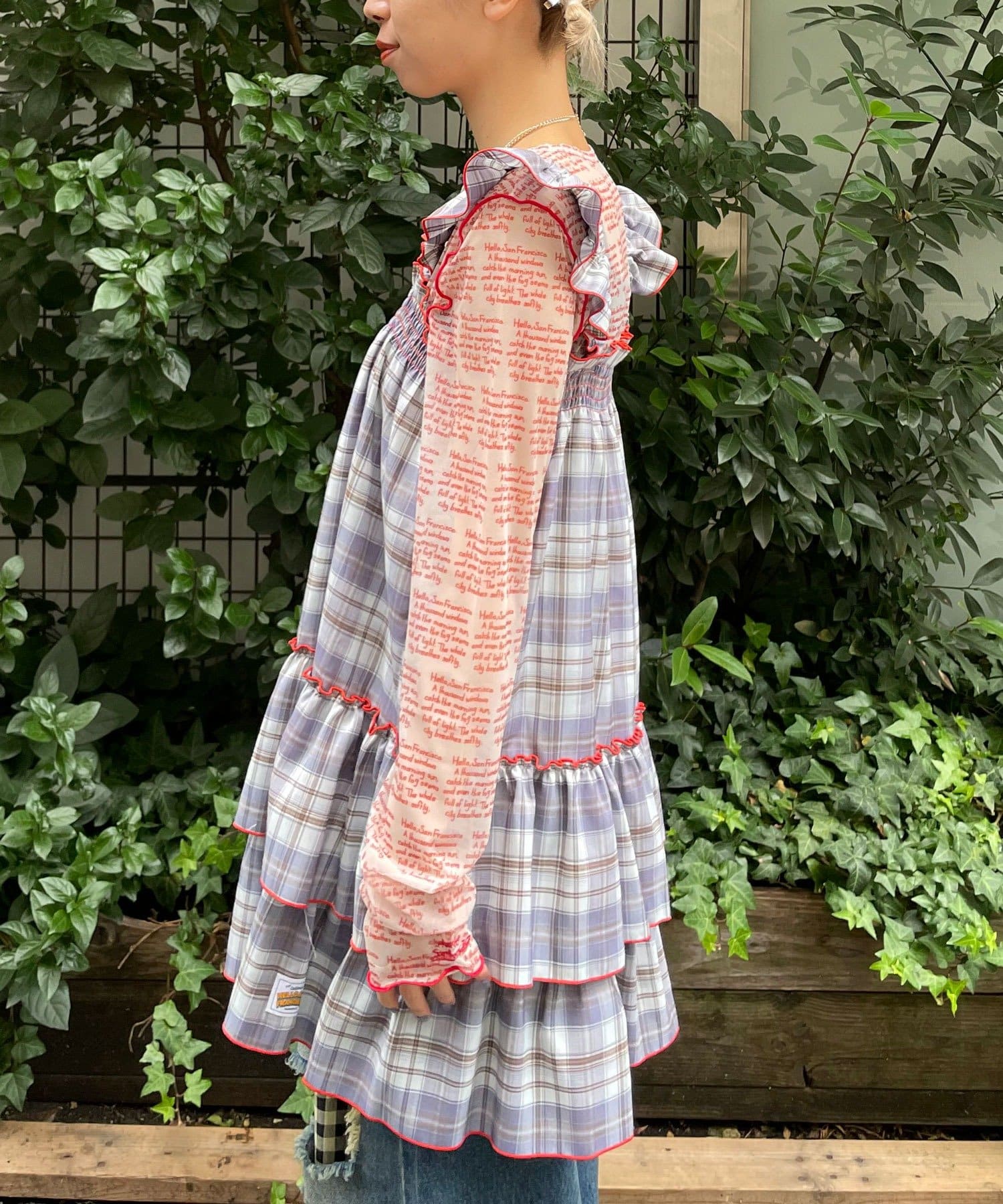 HELLO.SANFRANCISCO 格仔束腰ops - Image 12