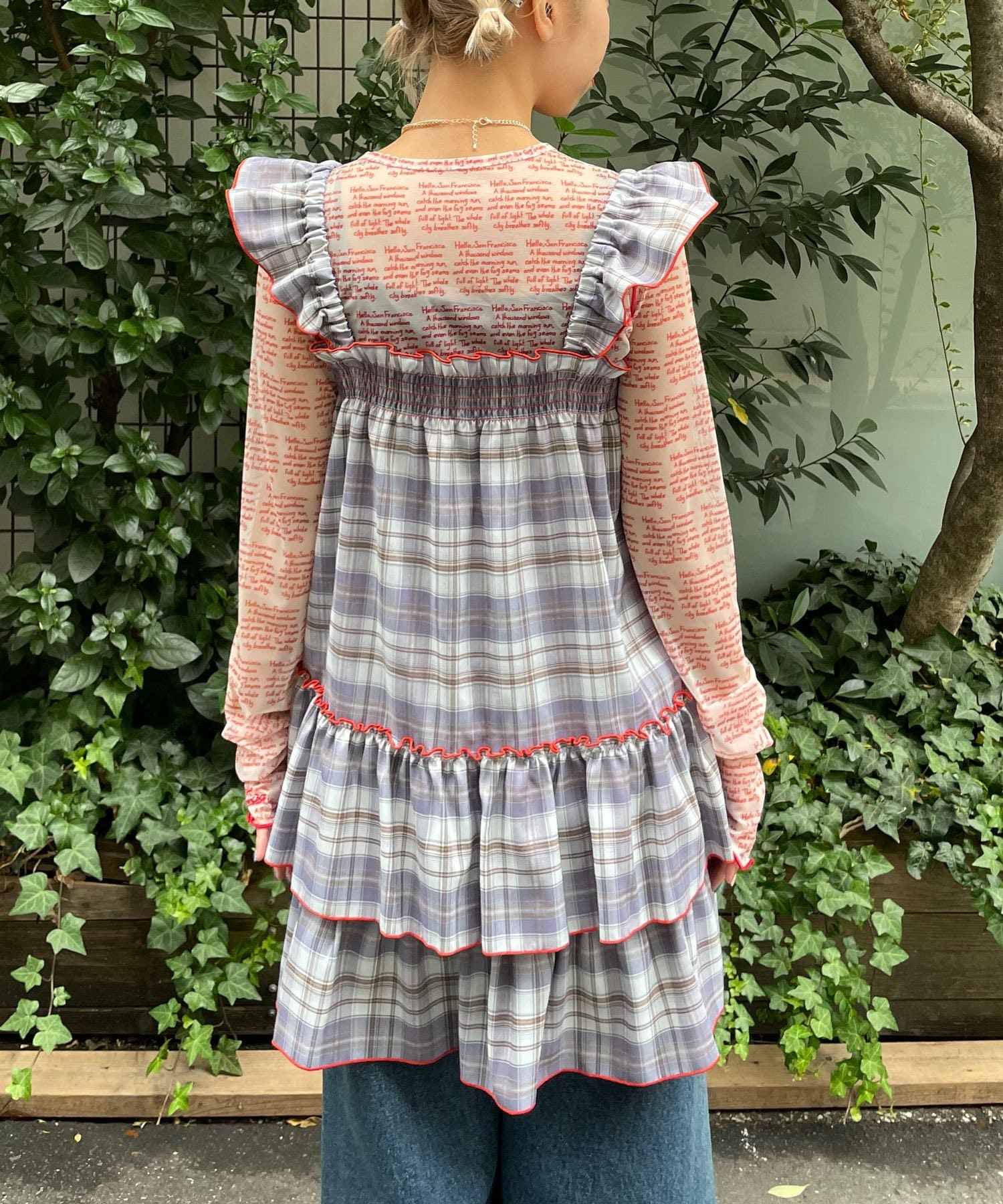 HELLO.SANFRANCISCO 格仔束腰ops - Image 13