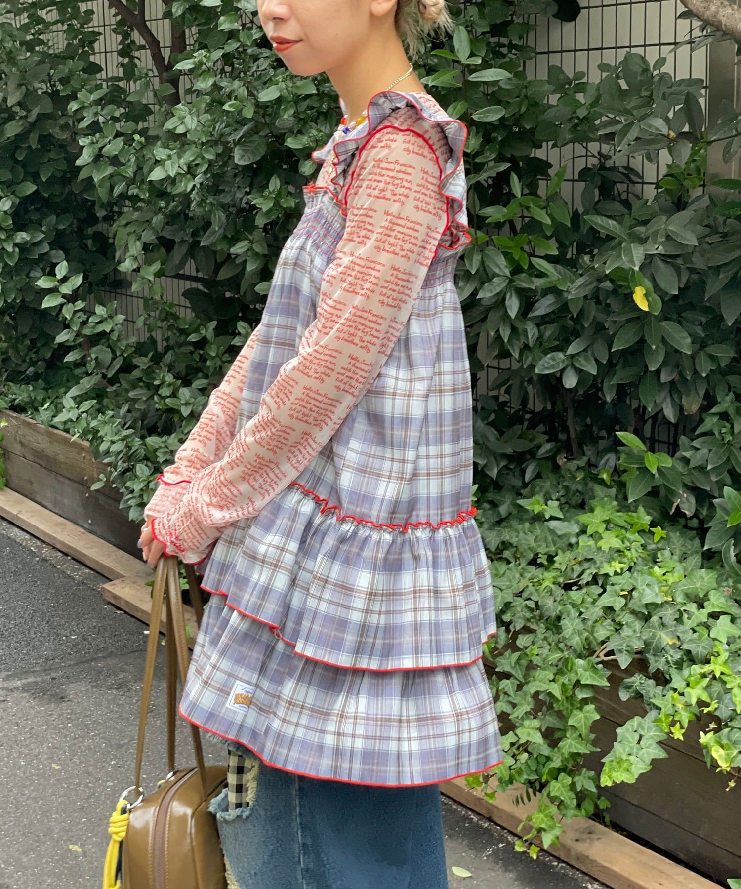 HELLO.SANFRANCISCO 格仔束腰ops - Image 6