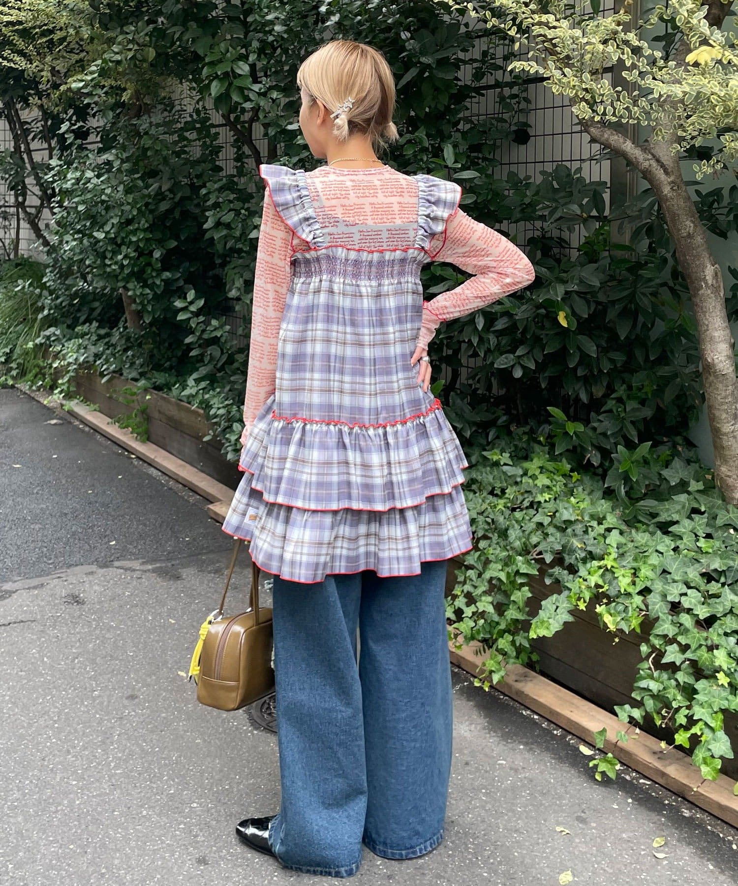 HELLO.SANFRANCISCO 格仔束腰ops - Image 10