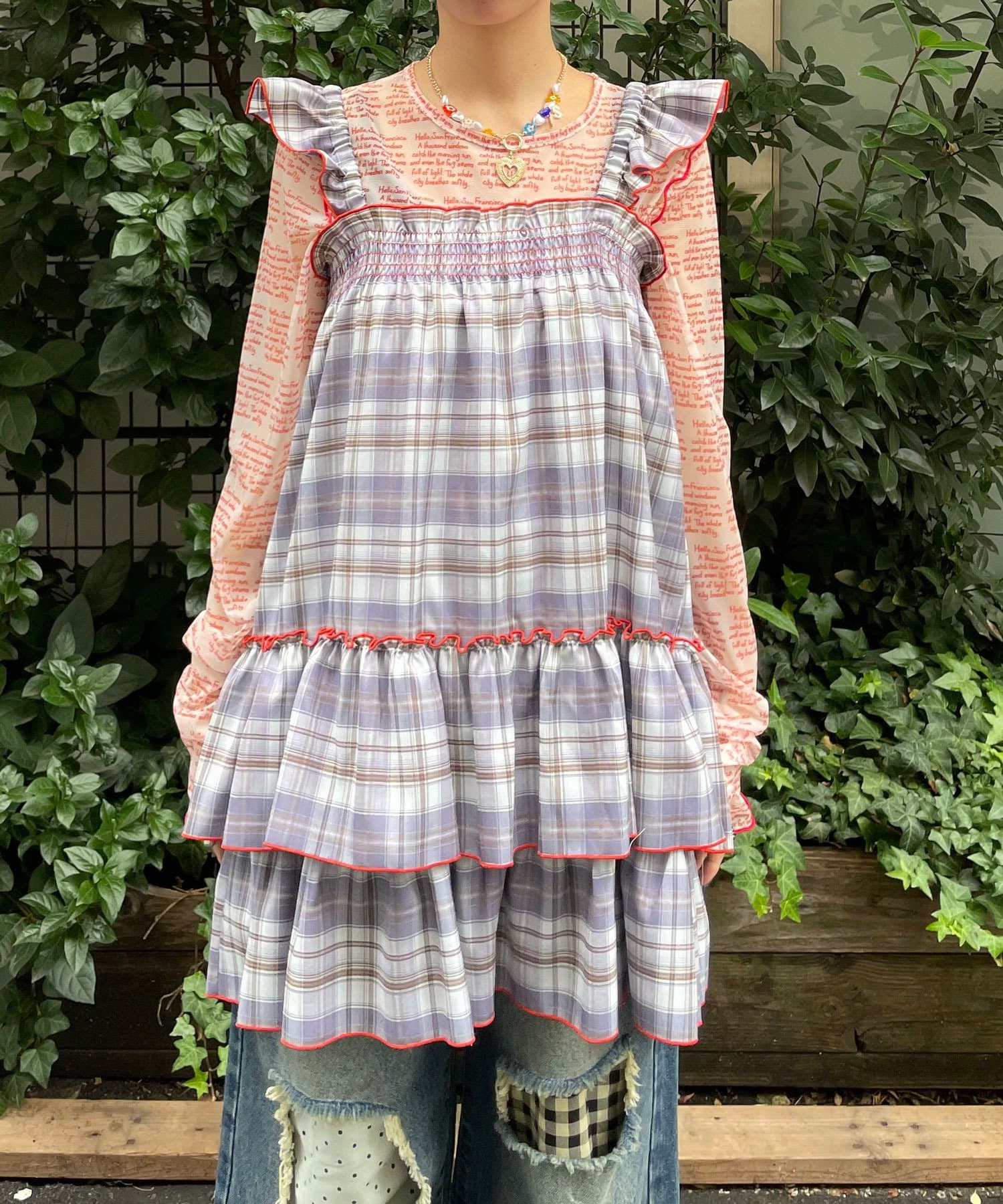 HELLO.SANFRANCISCO 格仔束腰ops - Image 11