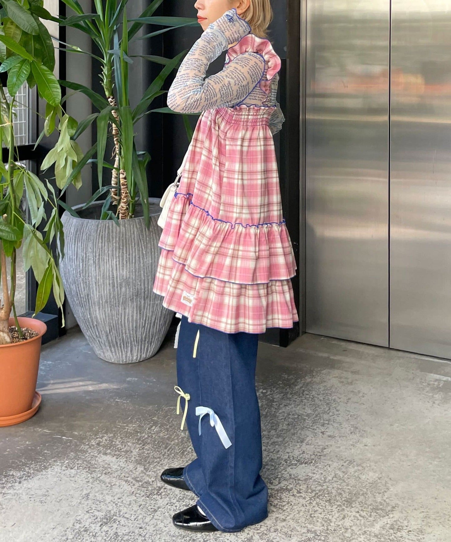 HELLO.SANFRANCISCO 格仔束腰ops - Image 22