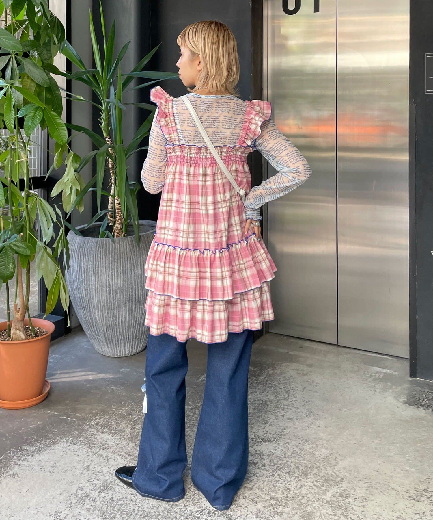 HELLO.SANFRANCISCO 格仔束腰ops - Image 23