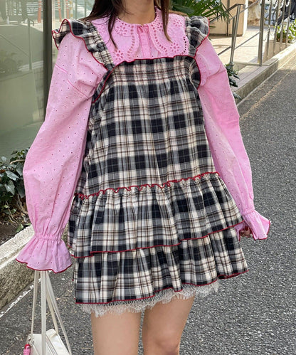 HELLO.SANFRANCISCO 格仔束腰ops - Image 2