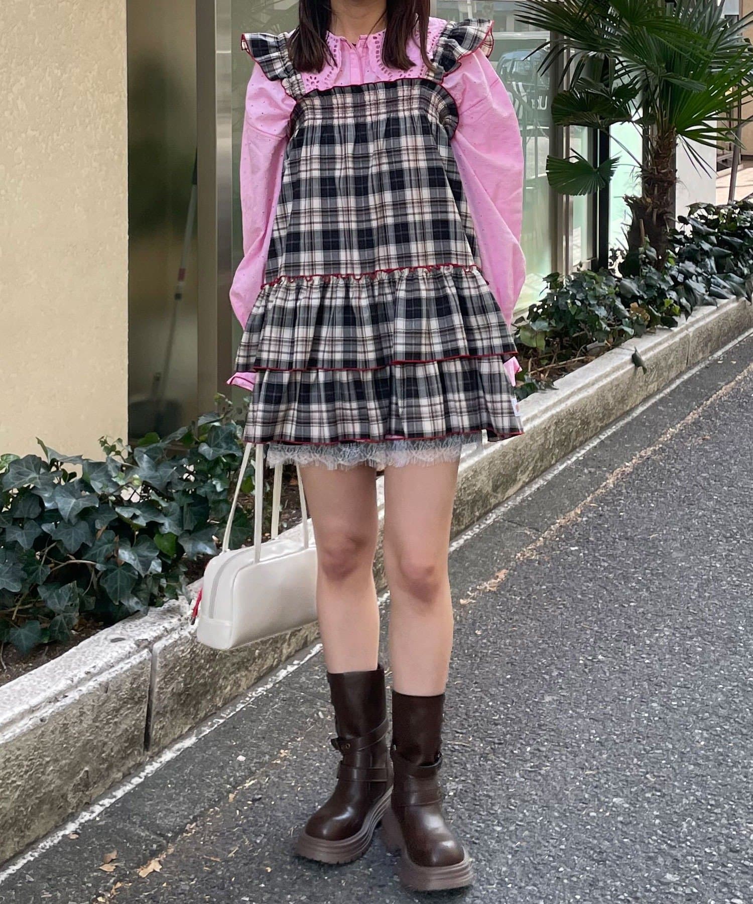 HELLO.SANFRANCISCO 格仔束腰ops - Image 30