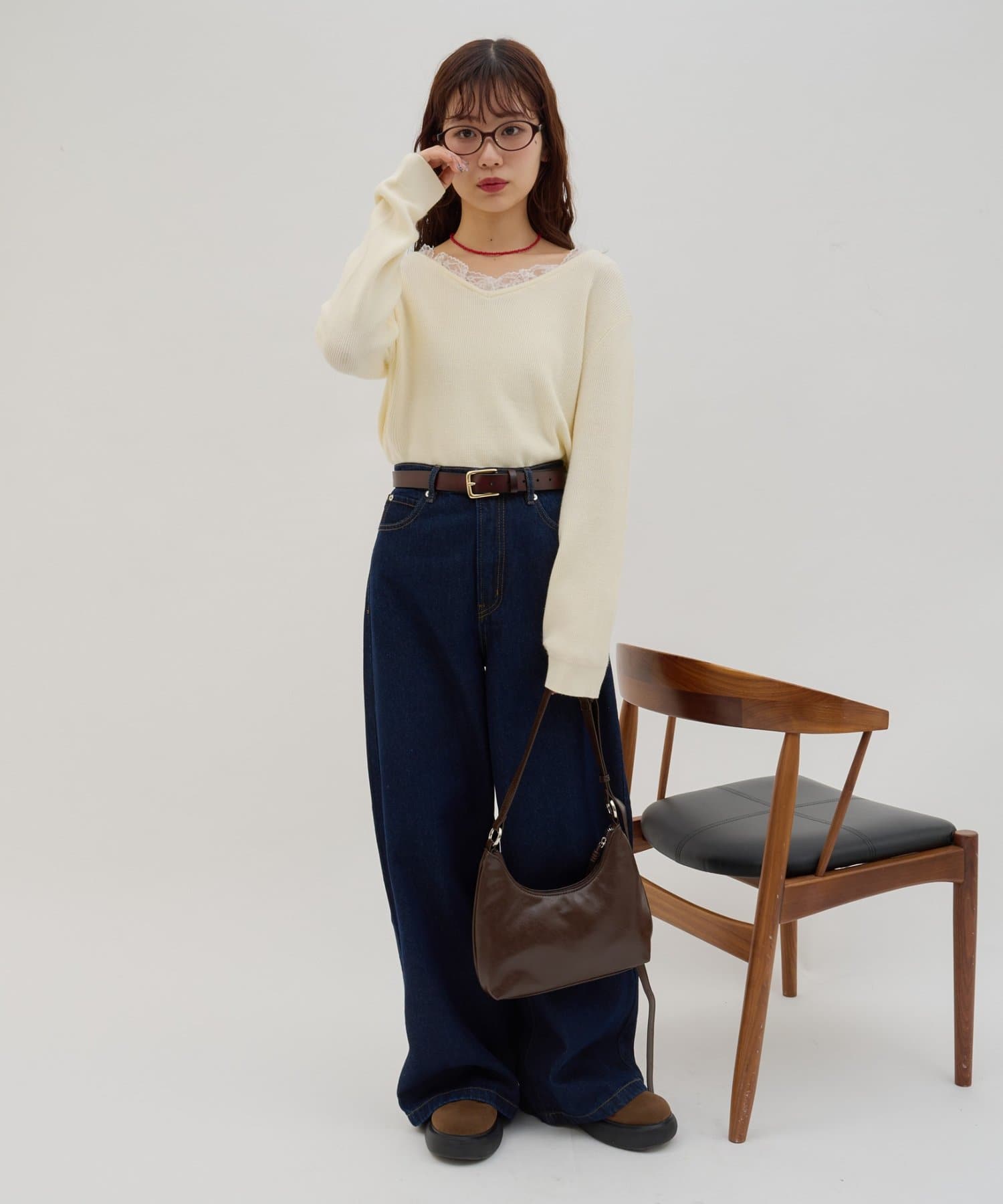 umm. By Discoat Lace-docking pullover - Image 6