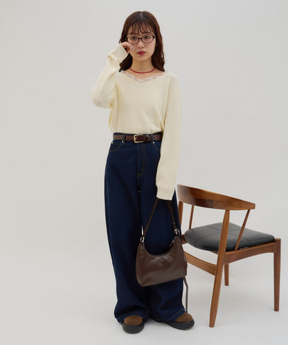umm. By Discoat Lace-docking pullover - Image 6