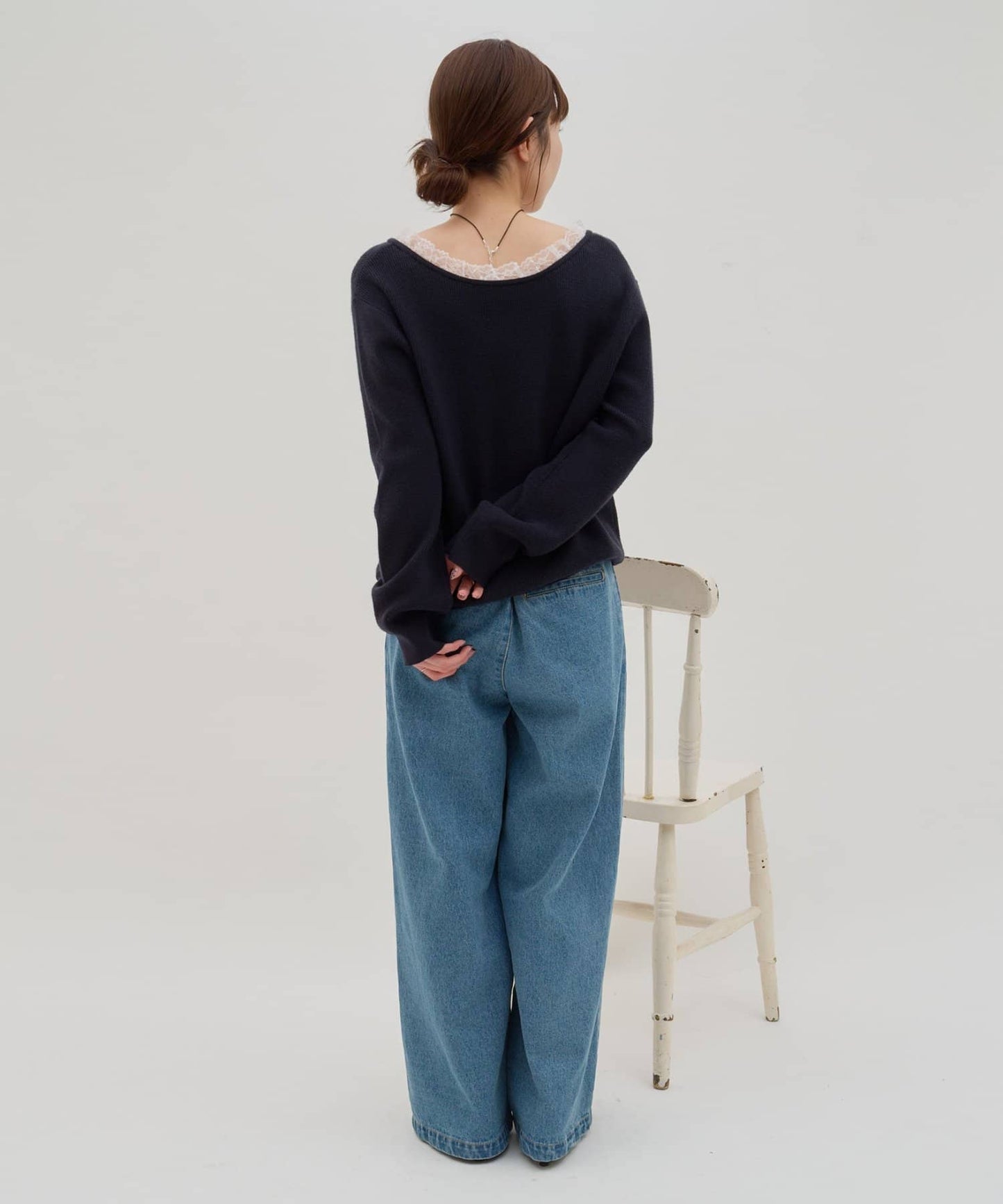 umm. By Discoat Lace-docking pullover - Image 13