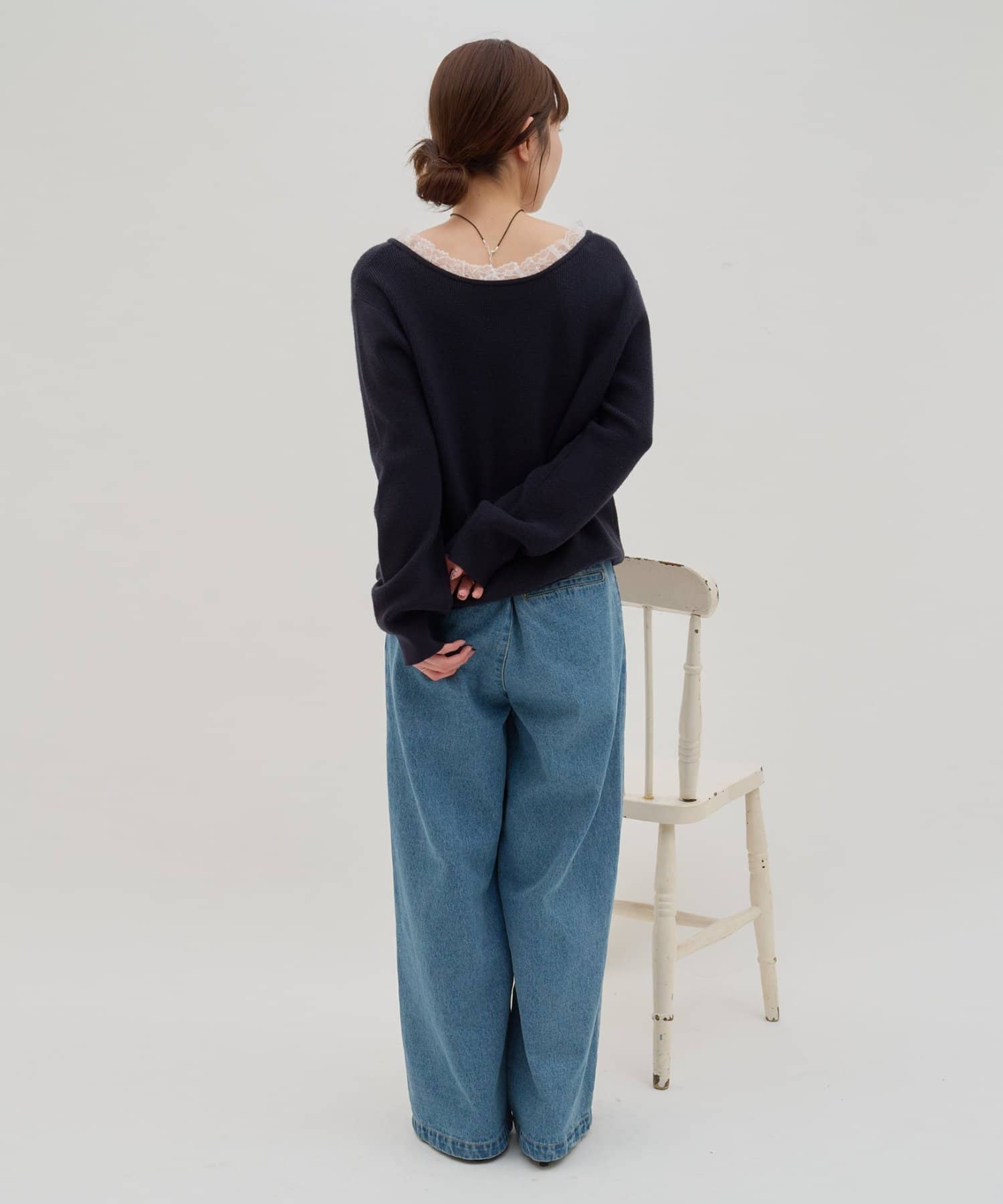 umm. By Discoat Lace-docking pullover - Image 13