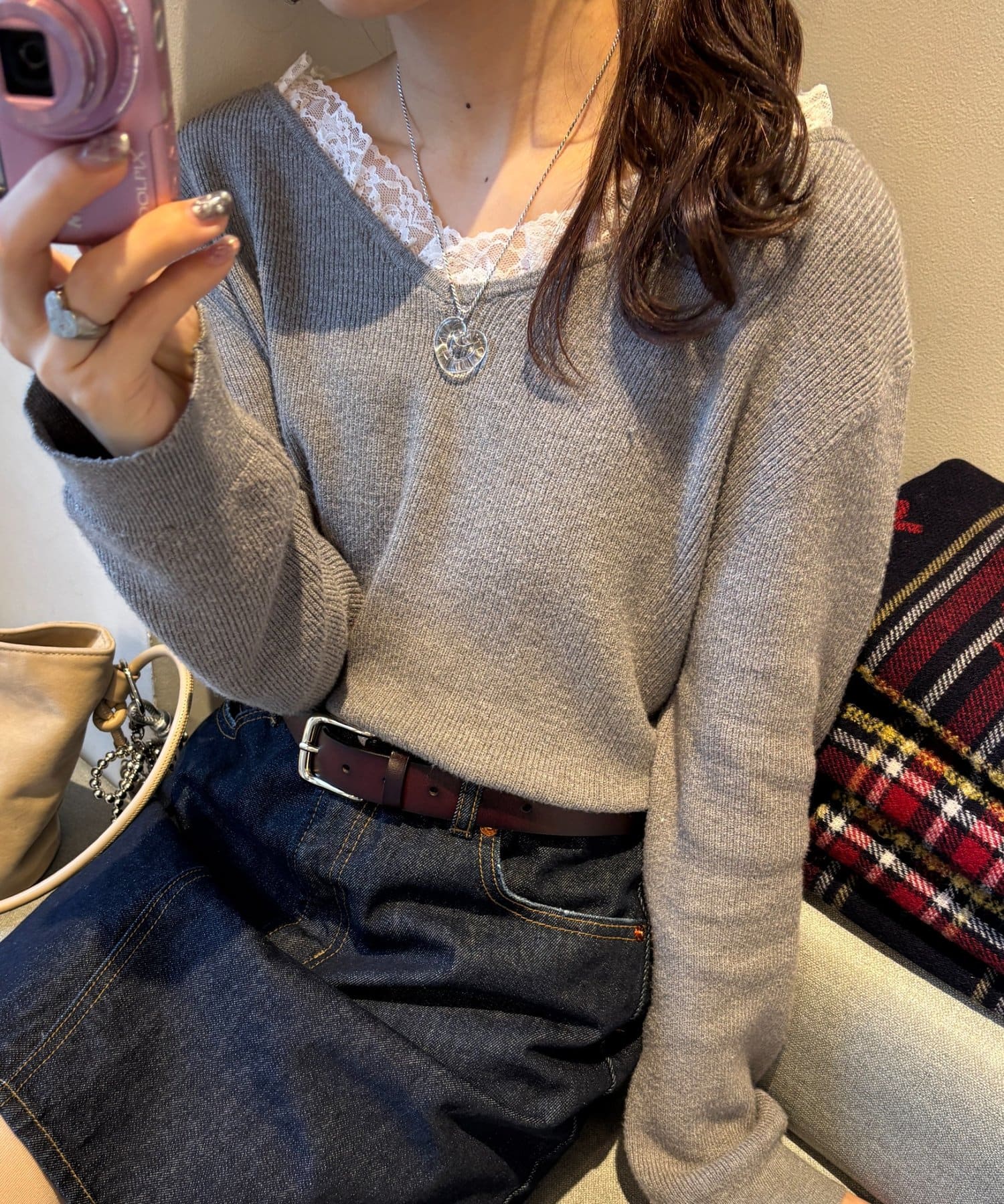 umm. By Discoat Lace-docking pullover - Image 16