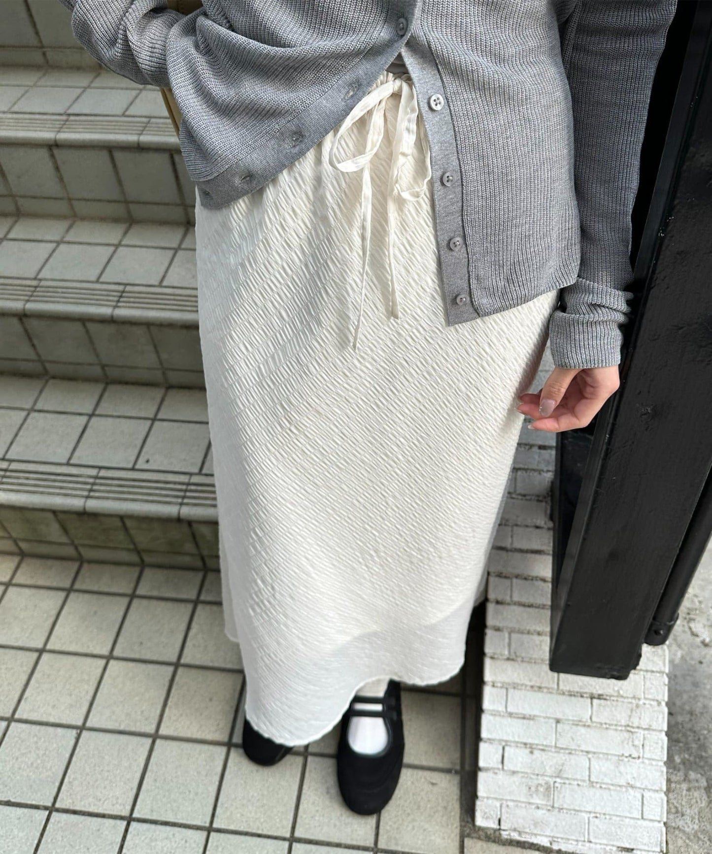 umm. by DISCOAT shirred skirt - Image 7
