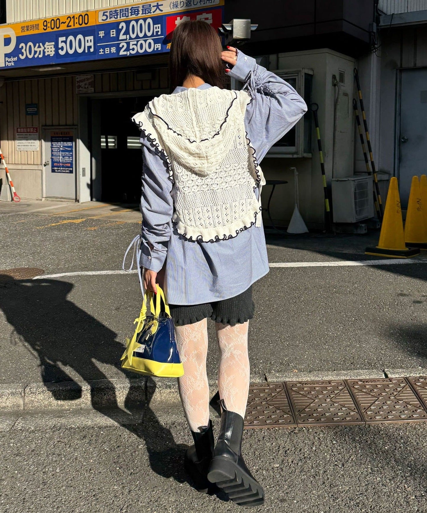 CIAOPANIC 褶皺袖條紋襯衫配TIE - Image 20