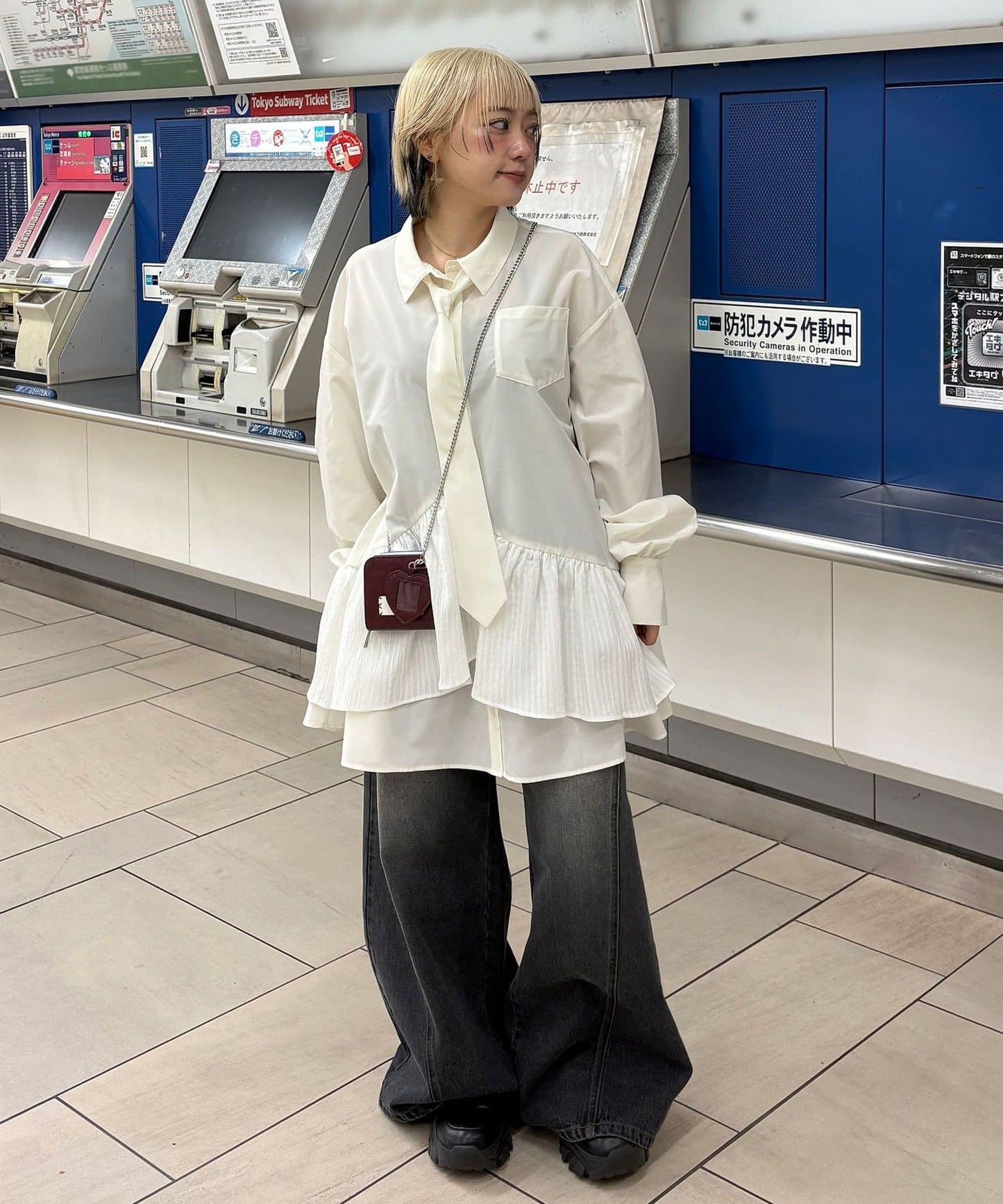 CIAOPANIC 多層束腰襯衫裙連TIE - Image 19