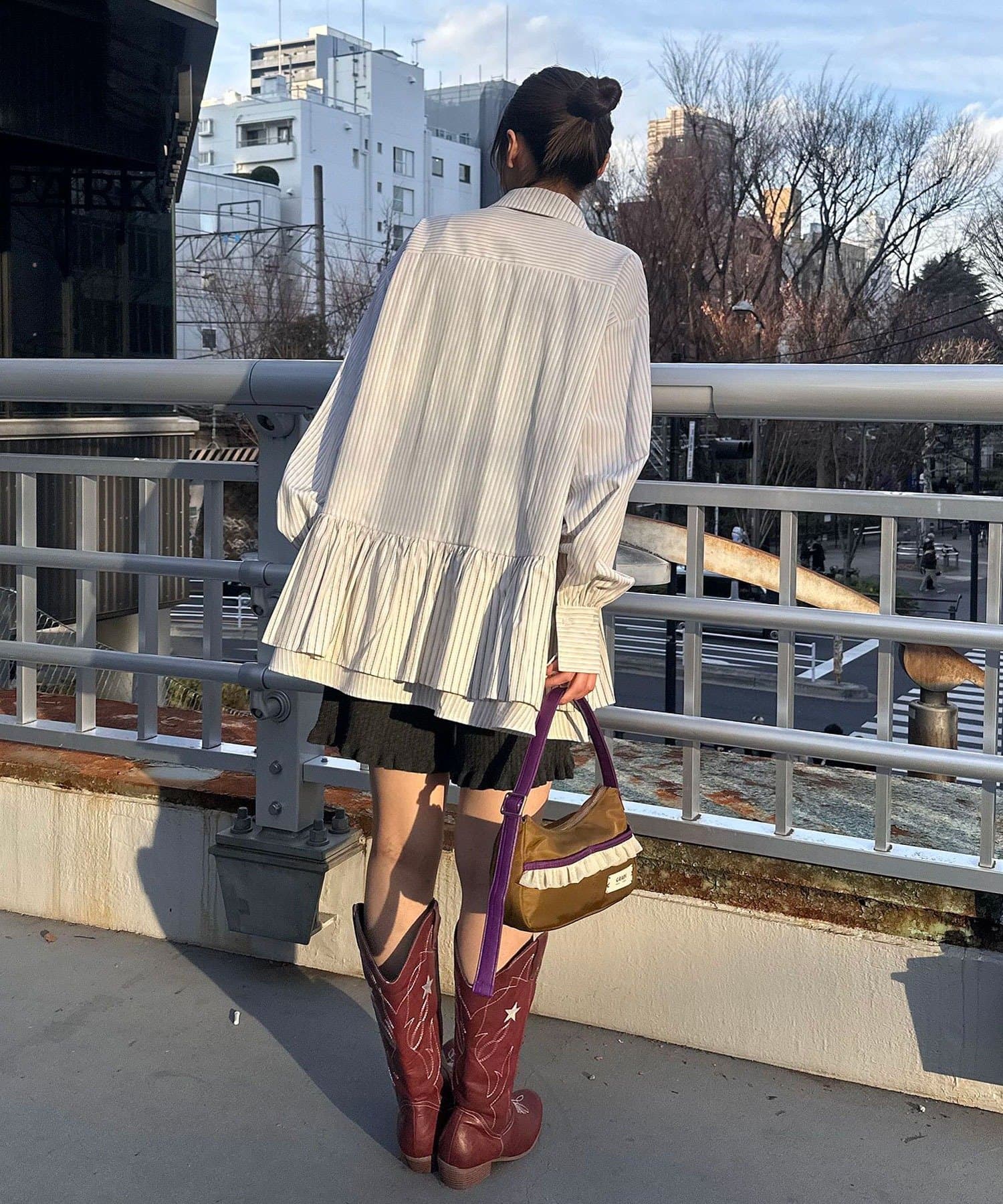 CIAOPANIC 多層束腰襯衫裙連TIE - Image 29