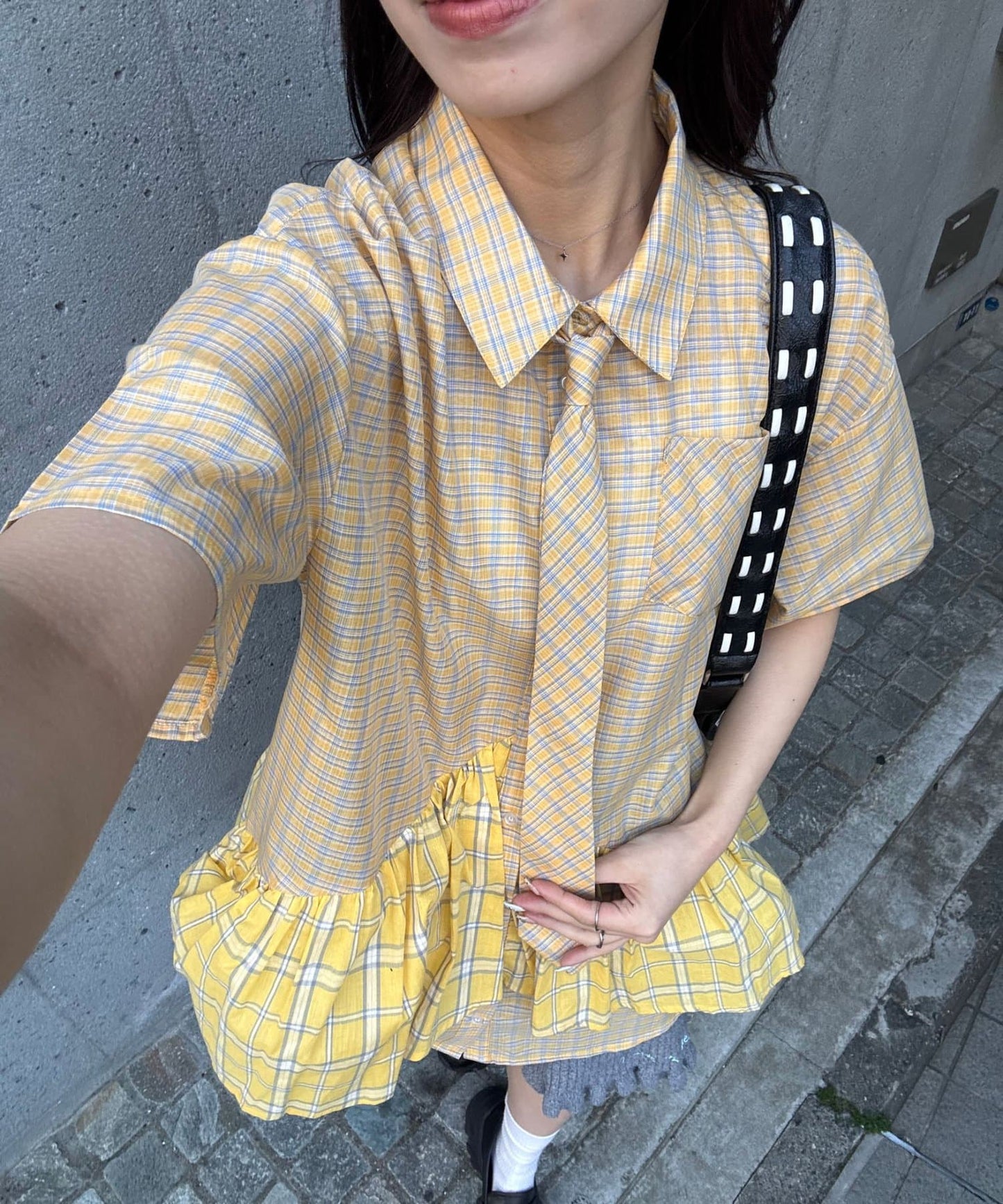 [短袖Ver] CIAOPANIC 多層束腰襯衫裙連TIE - Image 49