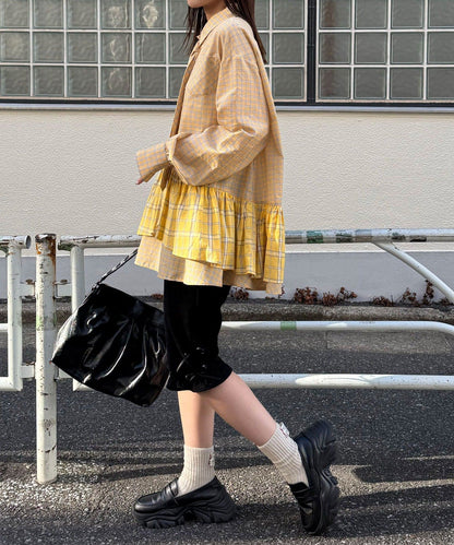 CIAOPANIC 多層束腰襯衫裙連TIE - Image 36