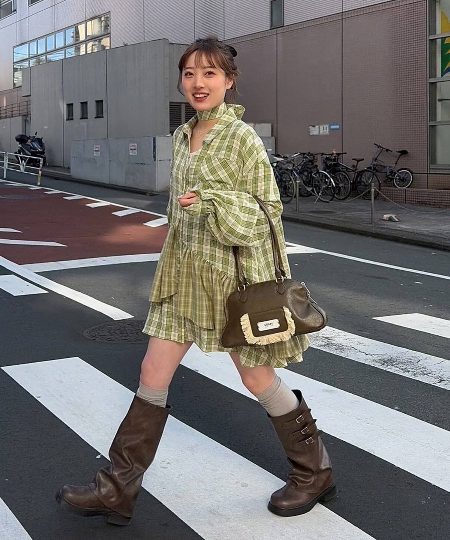 CIAOPANIC 多層束腰襯衫裙連TIE - Image 49