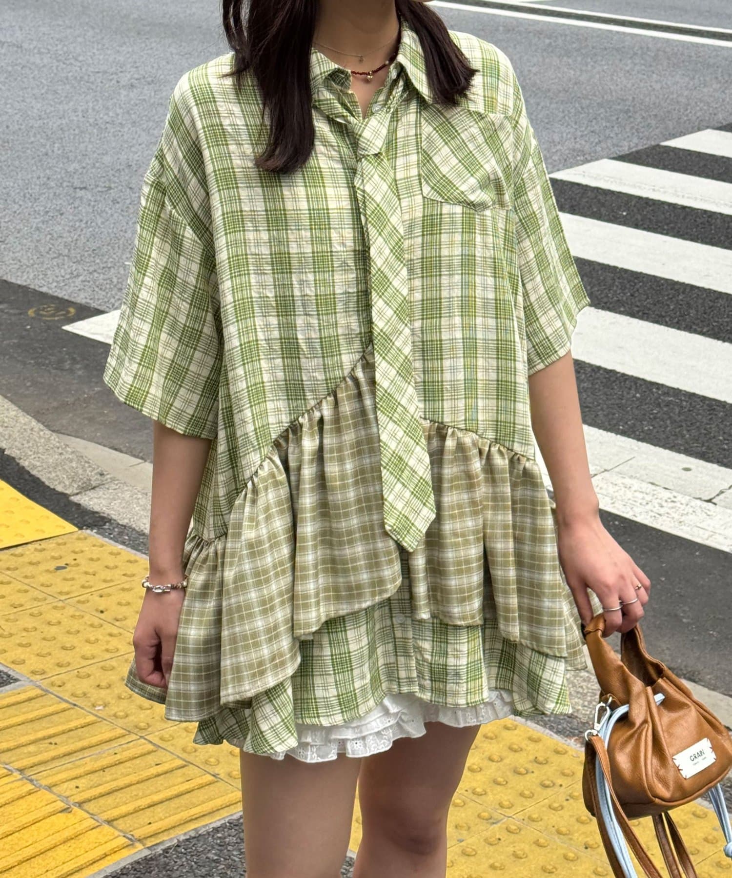 [短袖Ver] CIAOPANIC 多層束腰襯衫裙連TIE - Image 65