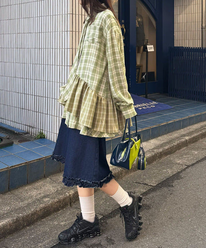 CIAOPANIC 多層束腰襯衫裙連TIE - Image 46