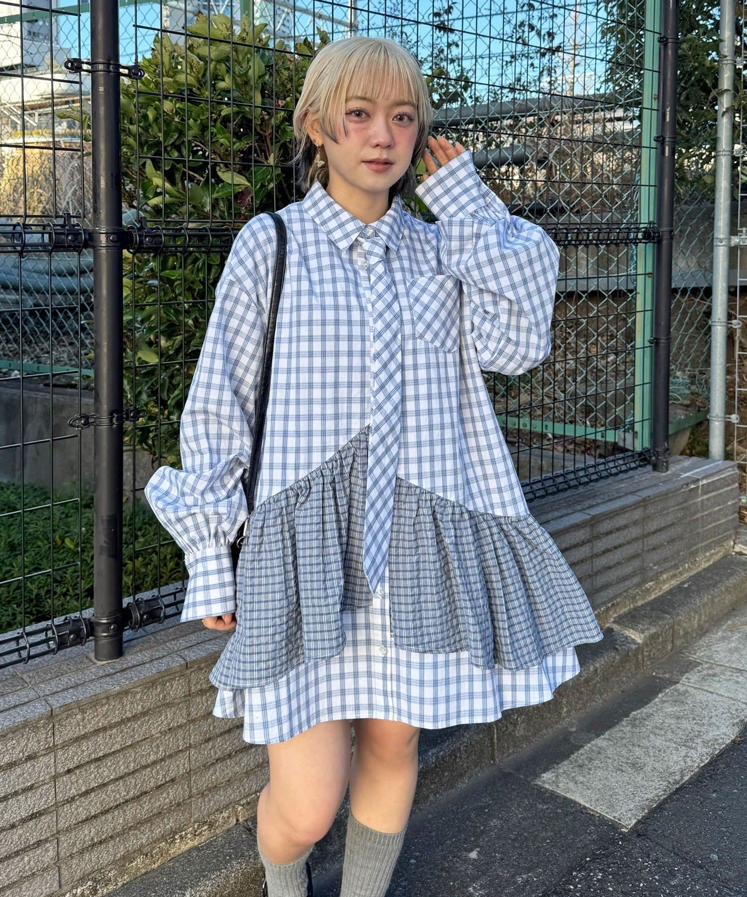 CIAOPANIC 多層束腰襯衫裙連TIE - Image 51