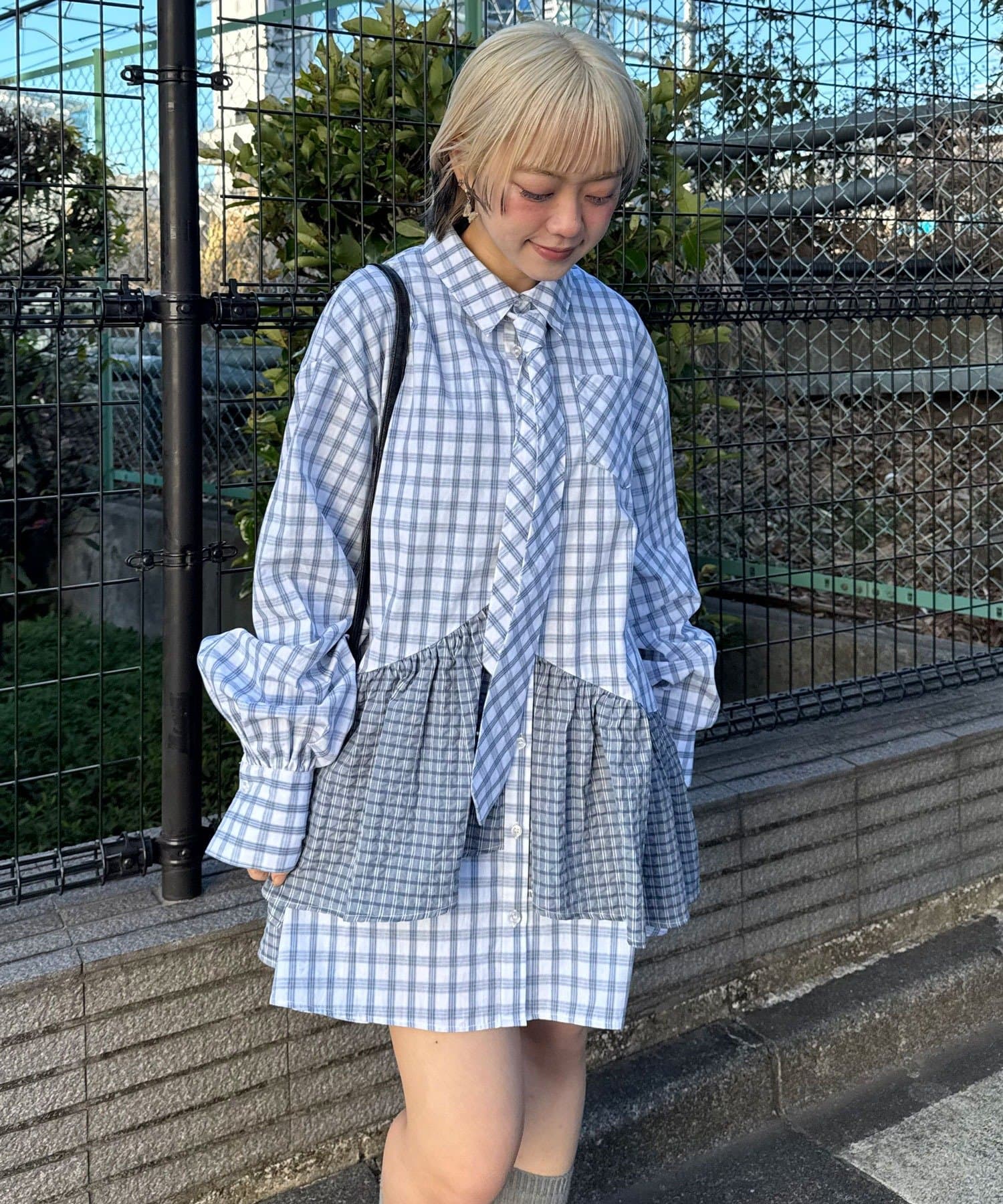 CIAOPANIC 多層束腰襯衫裙連TIE - Image 52