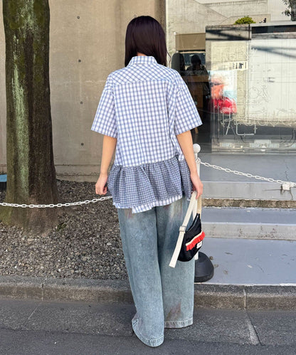 [短袖Ver] CIAOPANIC 多層束腰襯衫裙連TIE - Image 82