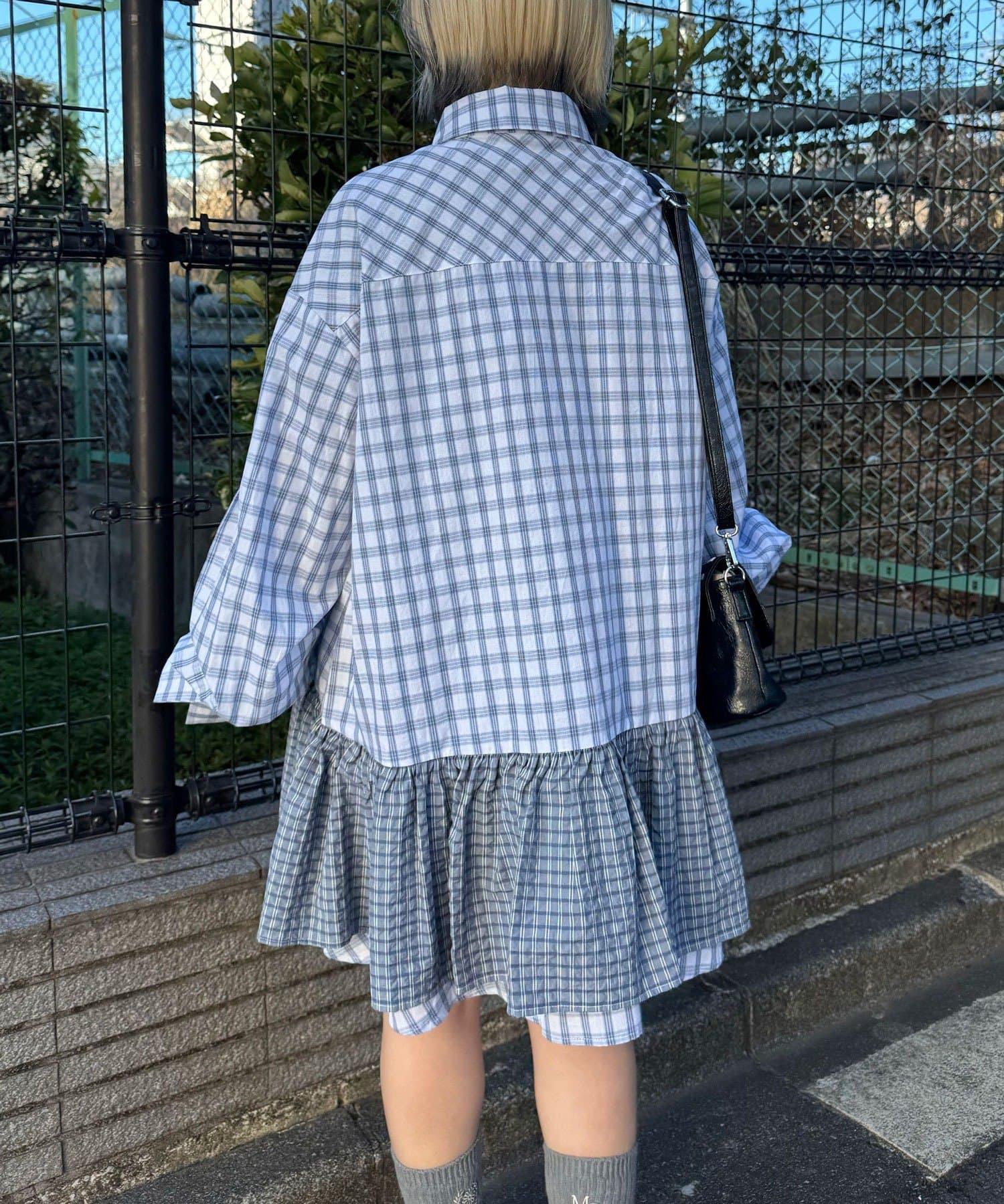 [短袖Ver] CIAOPANIC 多層束腰襯衫裙連TIE - Image 86