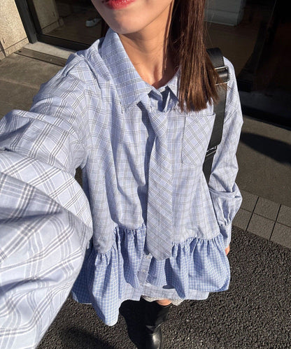 CIAOPANIC 多層束腰襯衫裙連TIE - Image 58