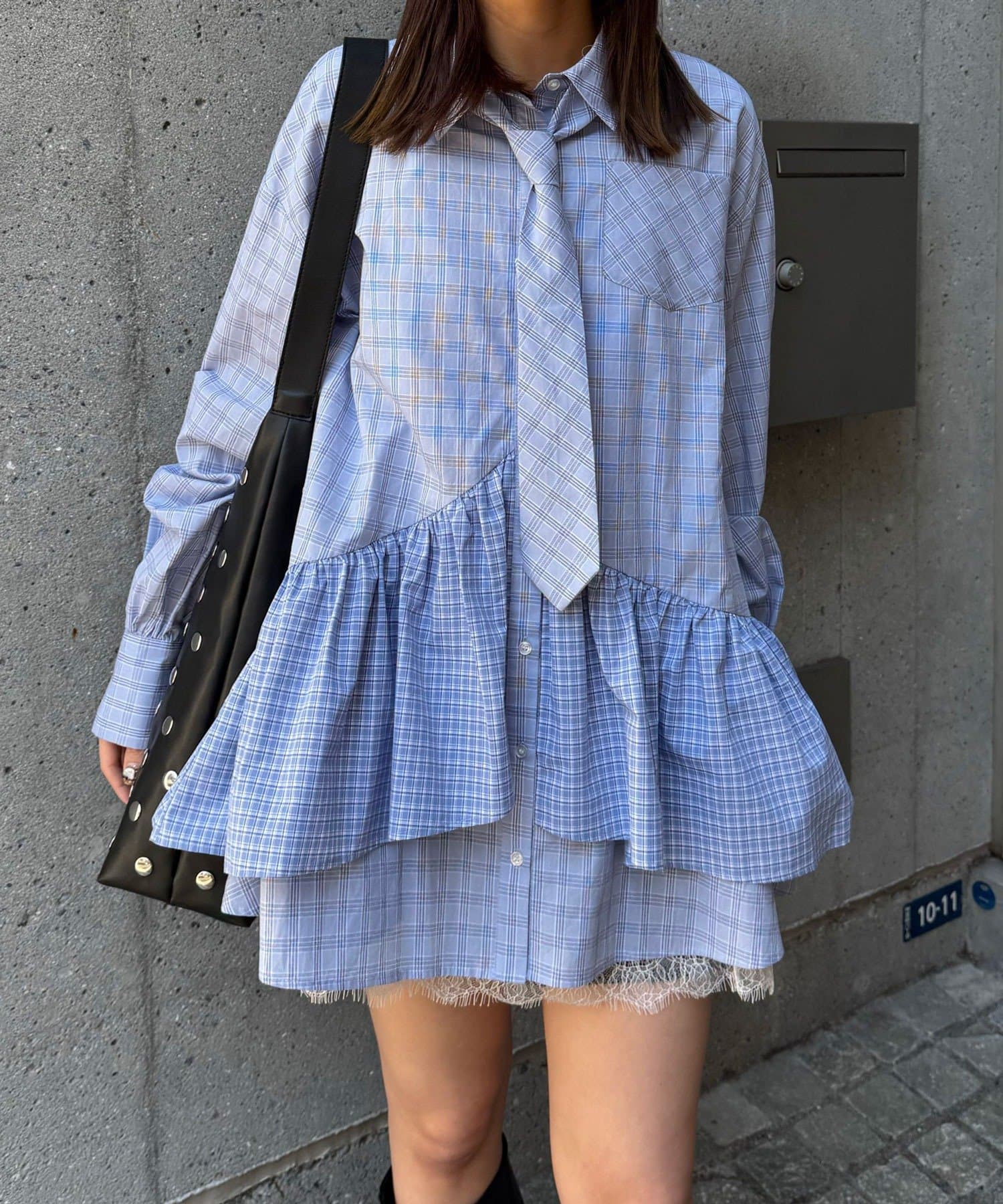 CIAOPANIC 多層束腰襯衫裙連TIE - Image 60