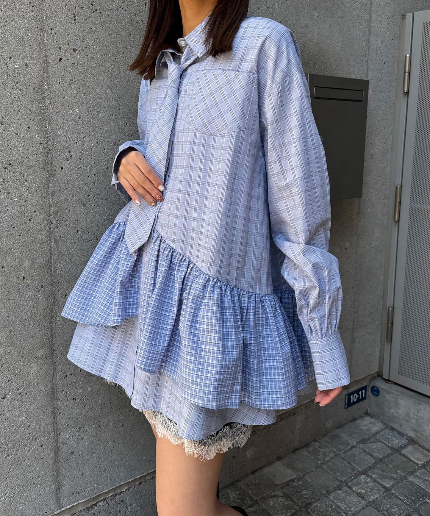 CIAOPANIC 多層束腰襯衫裙連TIE - Image 61