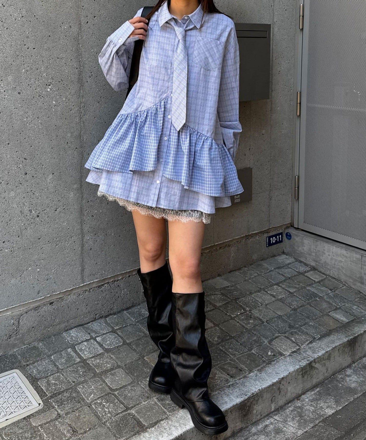 CIAOPANIC 多層束腰襯衫裙連TIE - Image 63