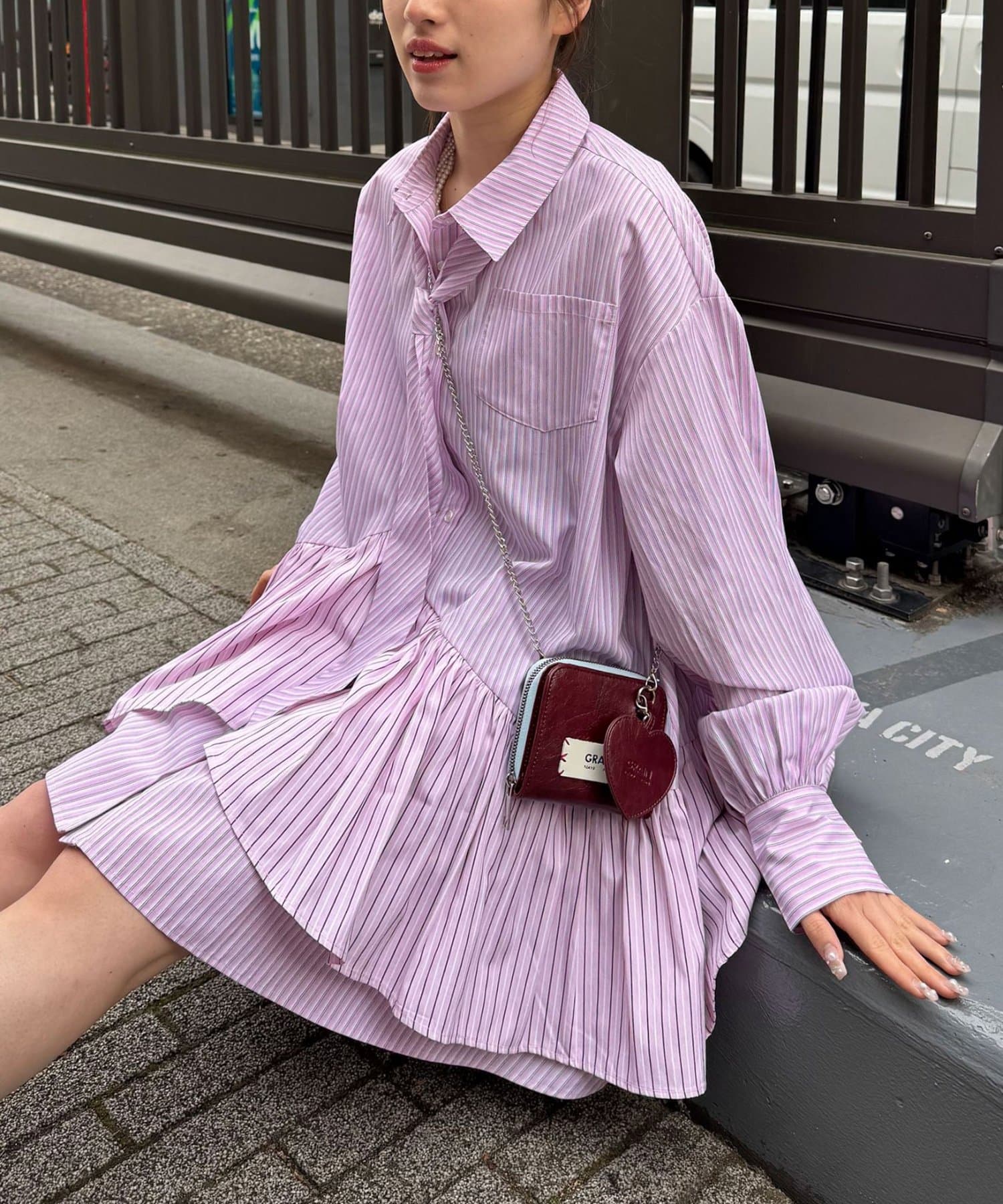 CIAOPANIC 多層束腰襯衫裙連TIE - Image 75