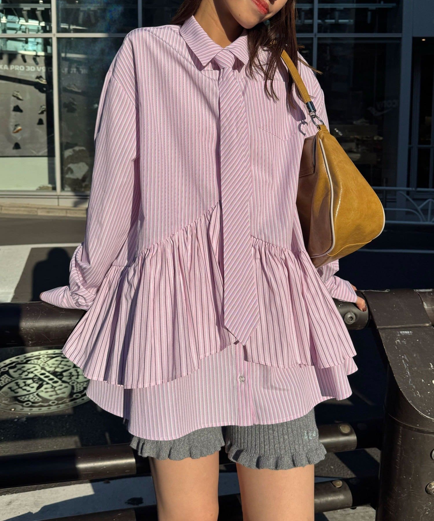 CIAOPANIC 多層束腰襯衫裙連TIE - Image 66