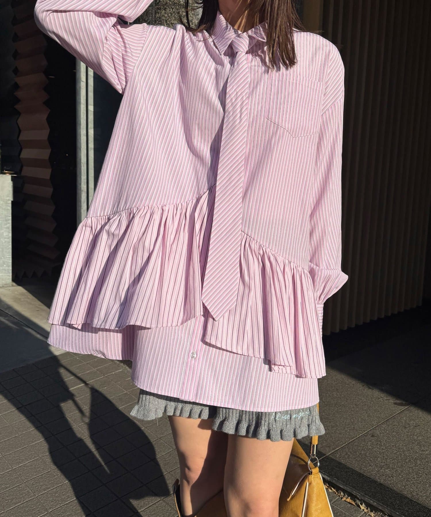 CIAOPANIC 多層束腰襯衫裙連TIE - Image 68