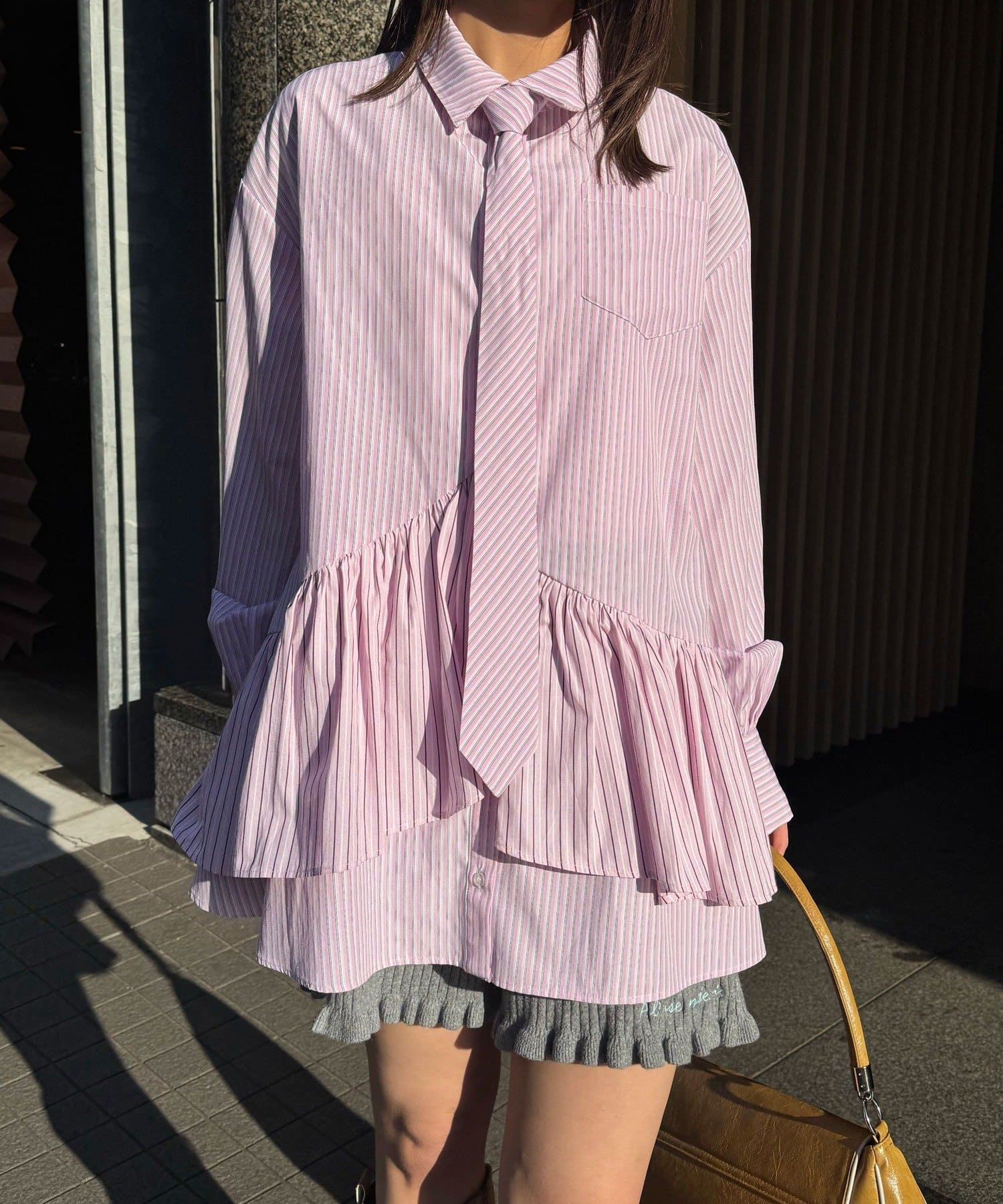 CIAOPANIC 多層束腰襯衫裙連TIE - Image 69