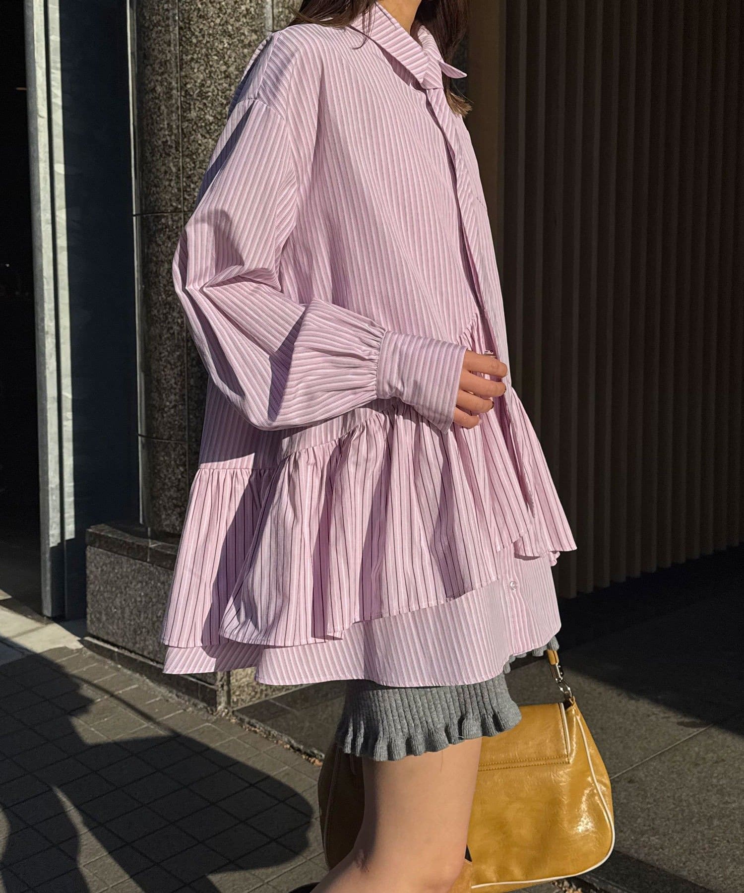 CIAOPANIC 多層束腰襯衫裙連TIE - Image 70
